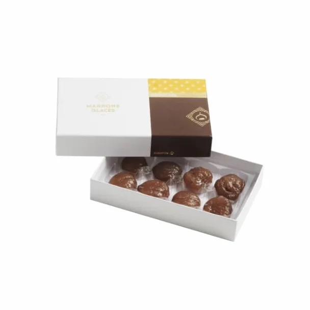 Boite de 8 marrons nus glacés Sabaton ardèche 160 gr