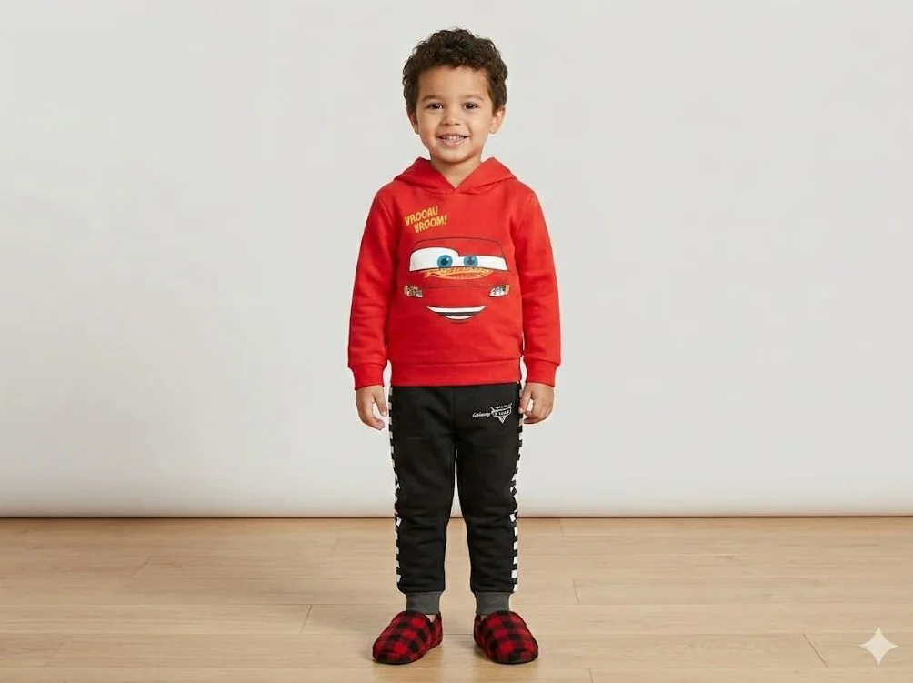 Disney Cars Ensemble Jogging Hoodie et Pantalon Lightning McQueen Martin Enfant Garçon 18 Mois–8 Ans