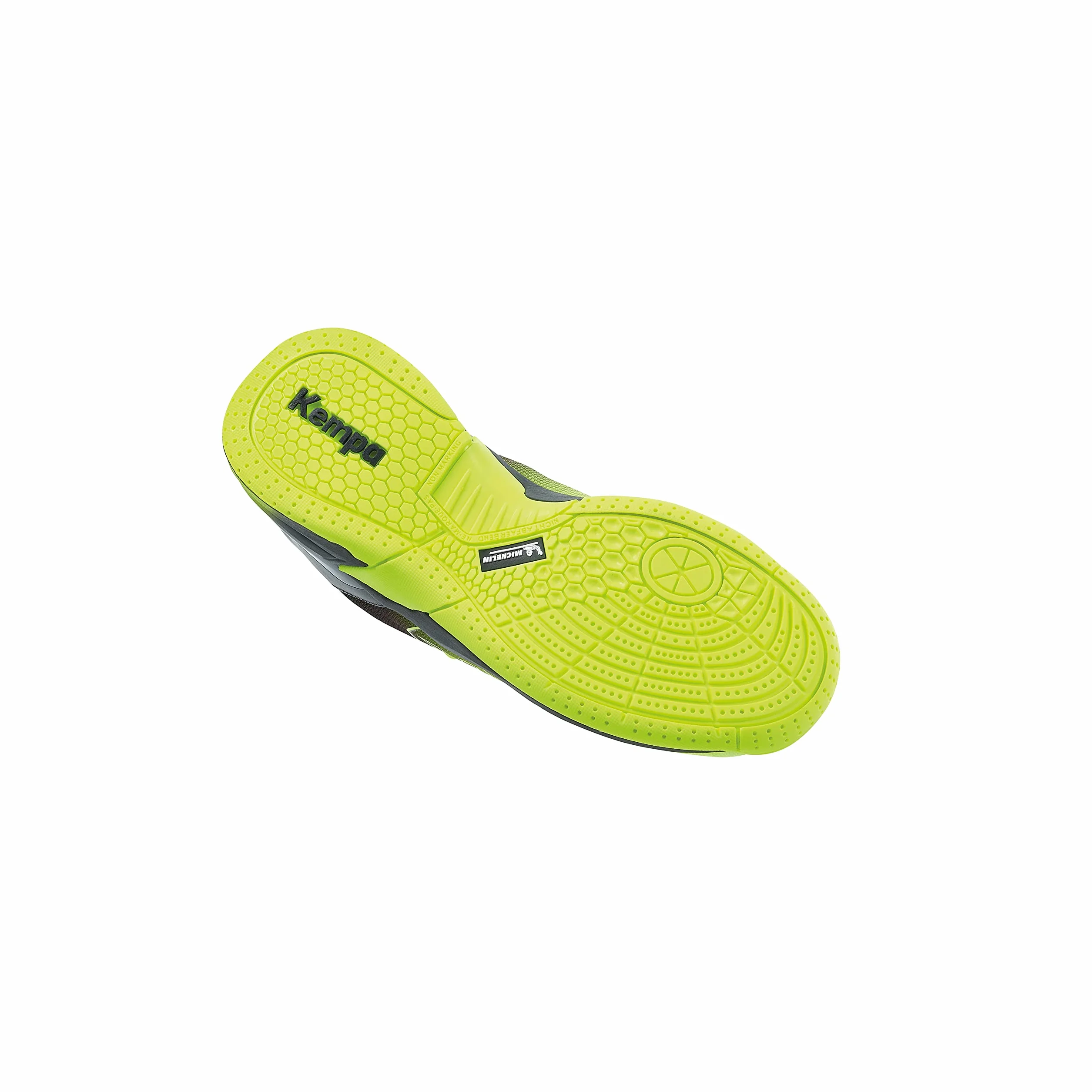 Kempa Attack 2.0 Junior Baskets Basses de Course Handball Chaussures de Sport Jaune Fluo Noir Taille 34 EU