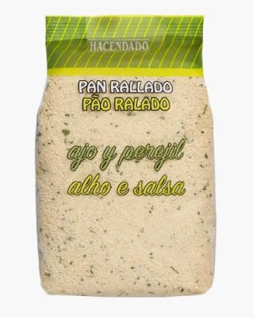 Chapelure à l'ail et au persil Hacendado Paquet 500 g 3 paquets