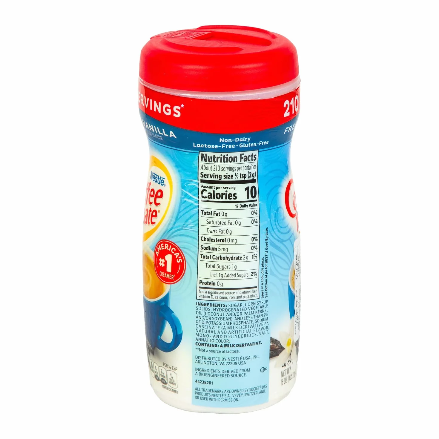 Coffee-Mate, French Vanilla Powdered Coffee Creamer, 15oz Canister (Pack of 3)