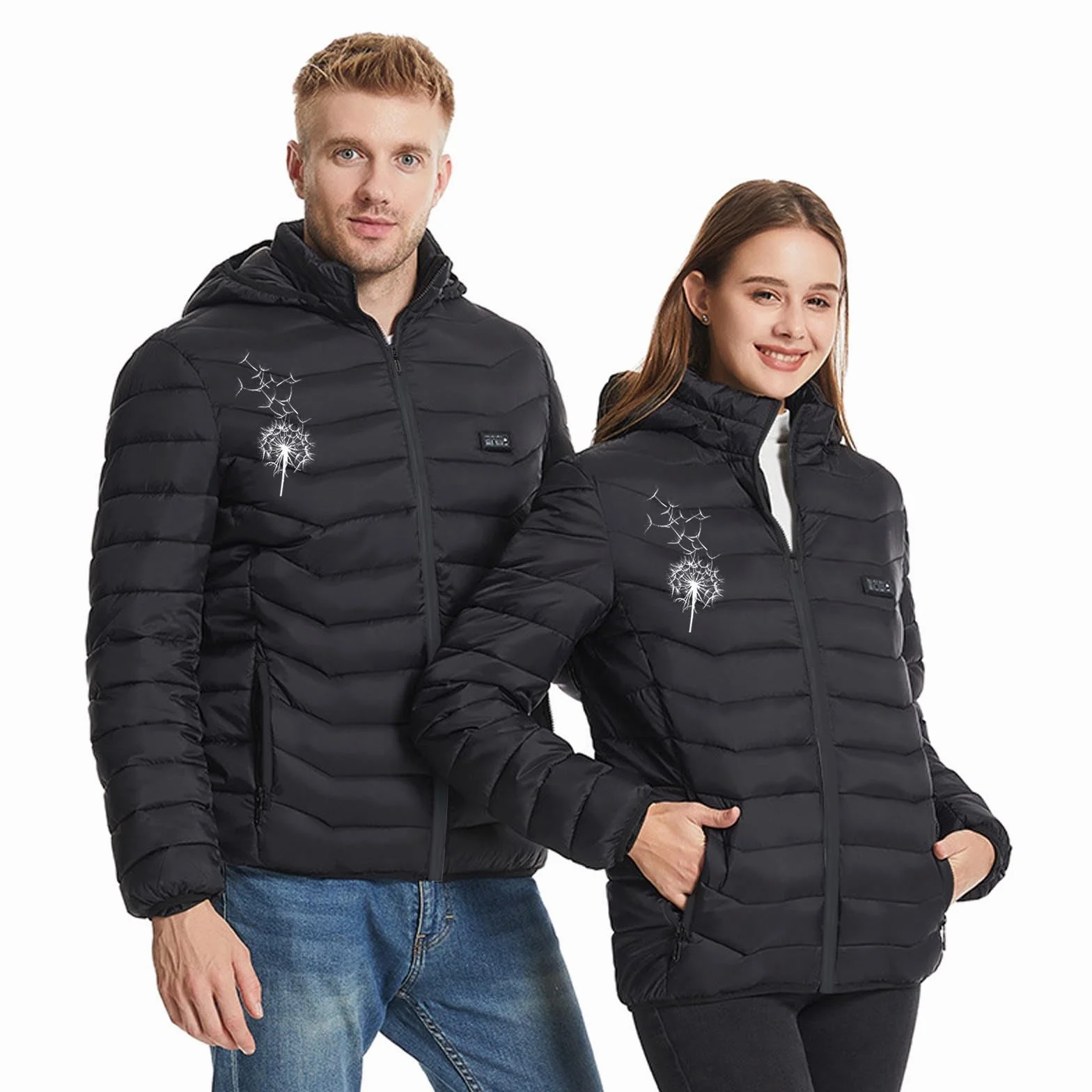 Veste Chauffante Électrique USB Homme Femme 21 Zones 3 Niveaux de Chaleur Gilet Hiver