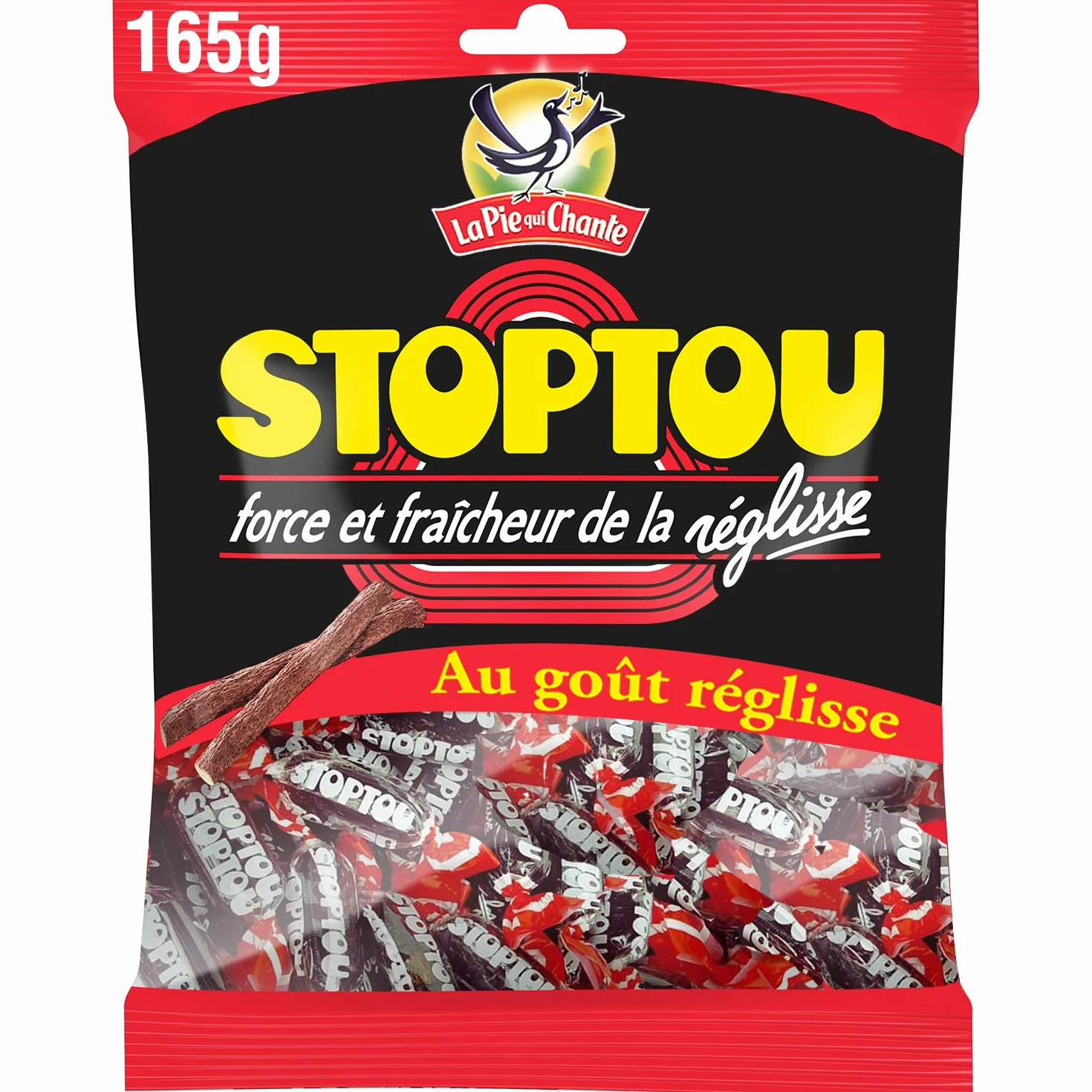 Stoptou Réglisse 165g