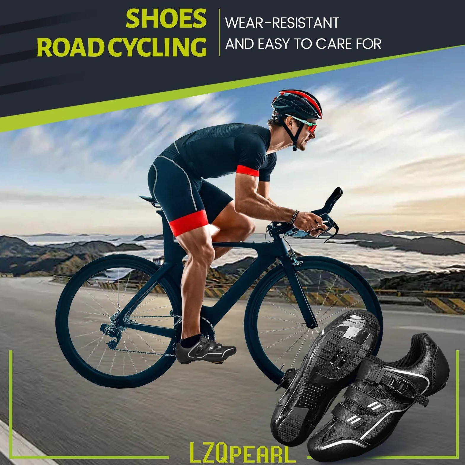 Chaussures Cyclisme Unisexe MTB Sneakers Compatibles Pédales SPD
