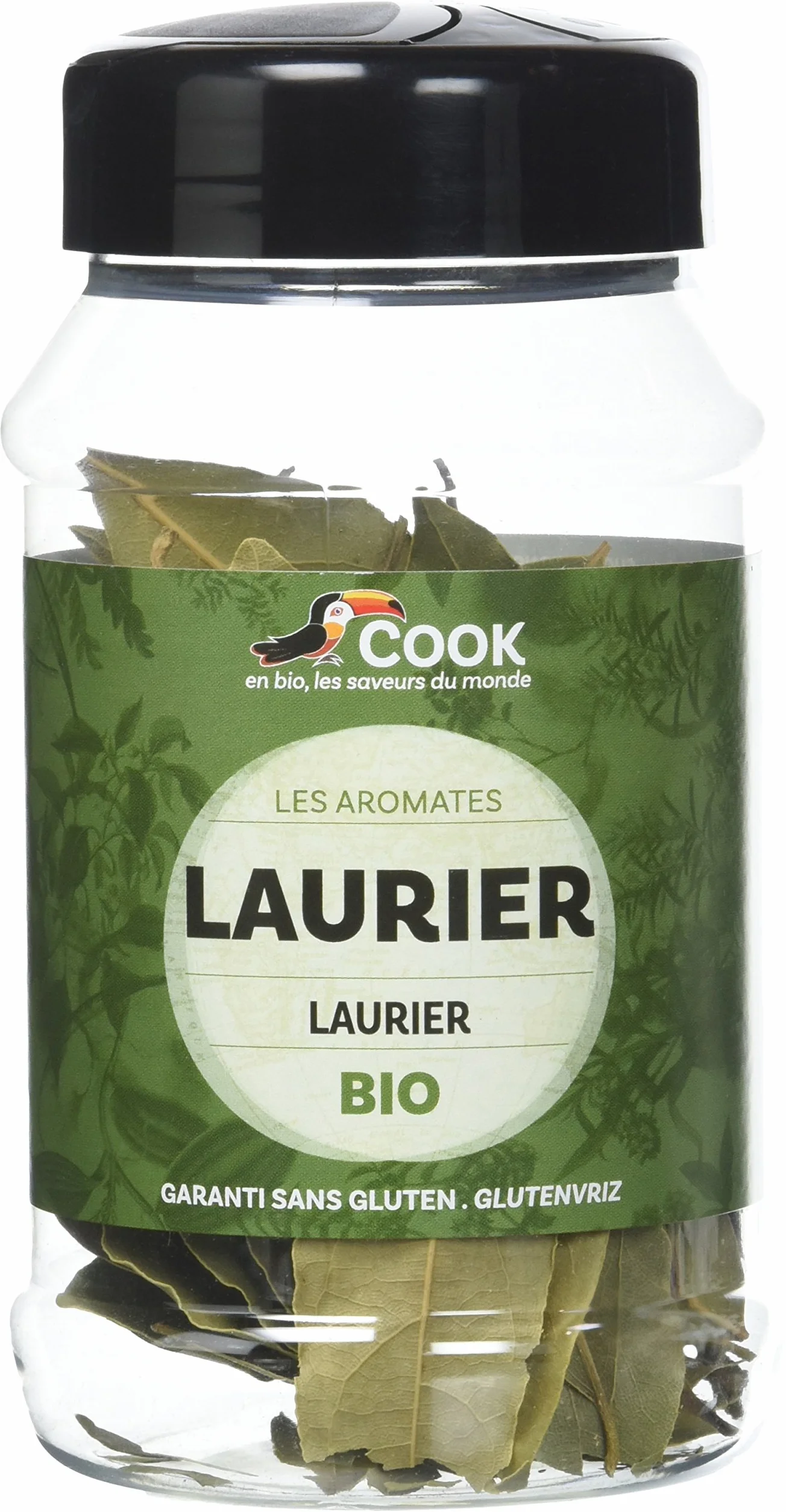 Cook Laurier Feuilles Pot Bio 10 g - Lot de 3