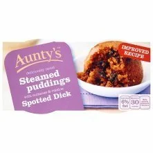 Auntys Spotted Dick Puddings 200g X 4 Pack