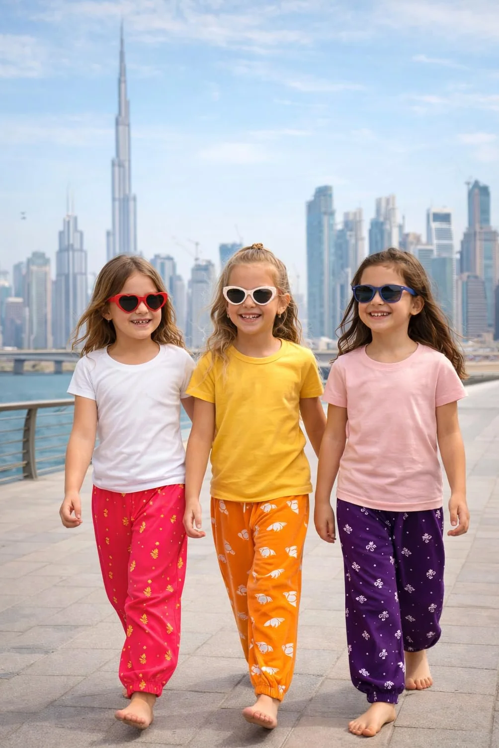 Pantalon de survêtement Fille Lot de 5 T2F