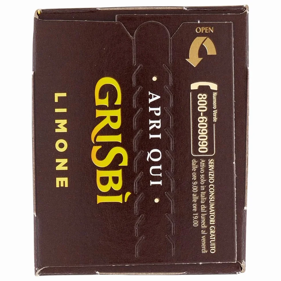 Italian Gourmet Bundle Grisbi Biscuits fourrés citron 3 x 135 g (405 g) – Gâteaux italiens cœur crème citronnée, snack gourmand pause café, dessert à partager, saveur fraîche + Italian Gourmet Polpa