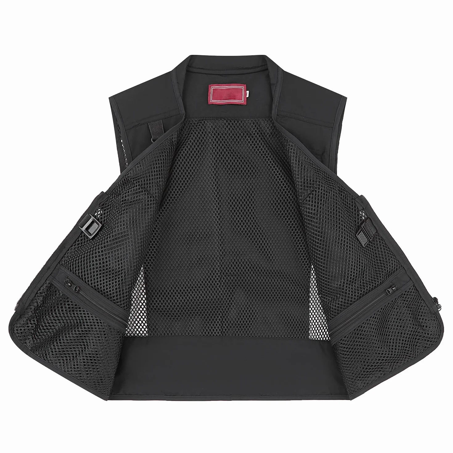 Ziker Gilet de pêche en maille respirante pour femme avec poches