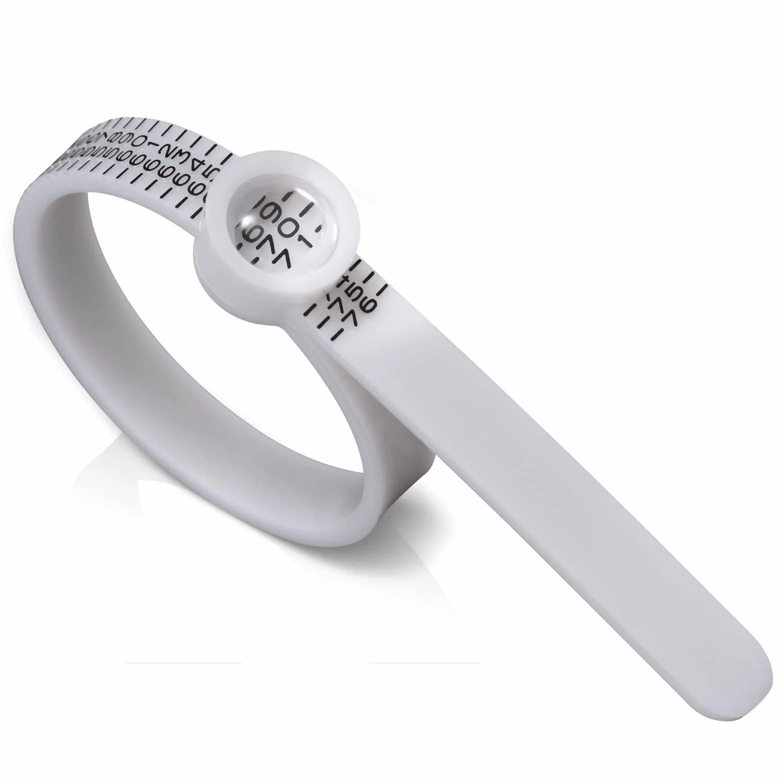 Meowoo Baguier Mesureur Mesure de Taille de Doigt avec Mandrin à Bague Outil Fiançailles Mariage Calibreur