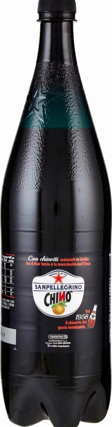 San Pellegrino 12 x Chinotto Chinò Boisson italienne à l’orange amère 1,25 l