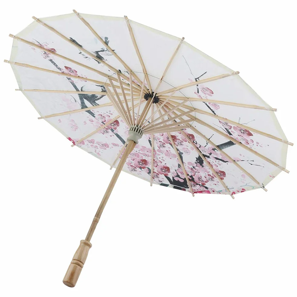Ombrelle Papier Huilé Japonaise, Parapluie Décoratif Asiatique pour Danse