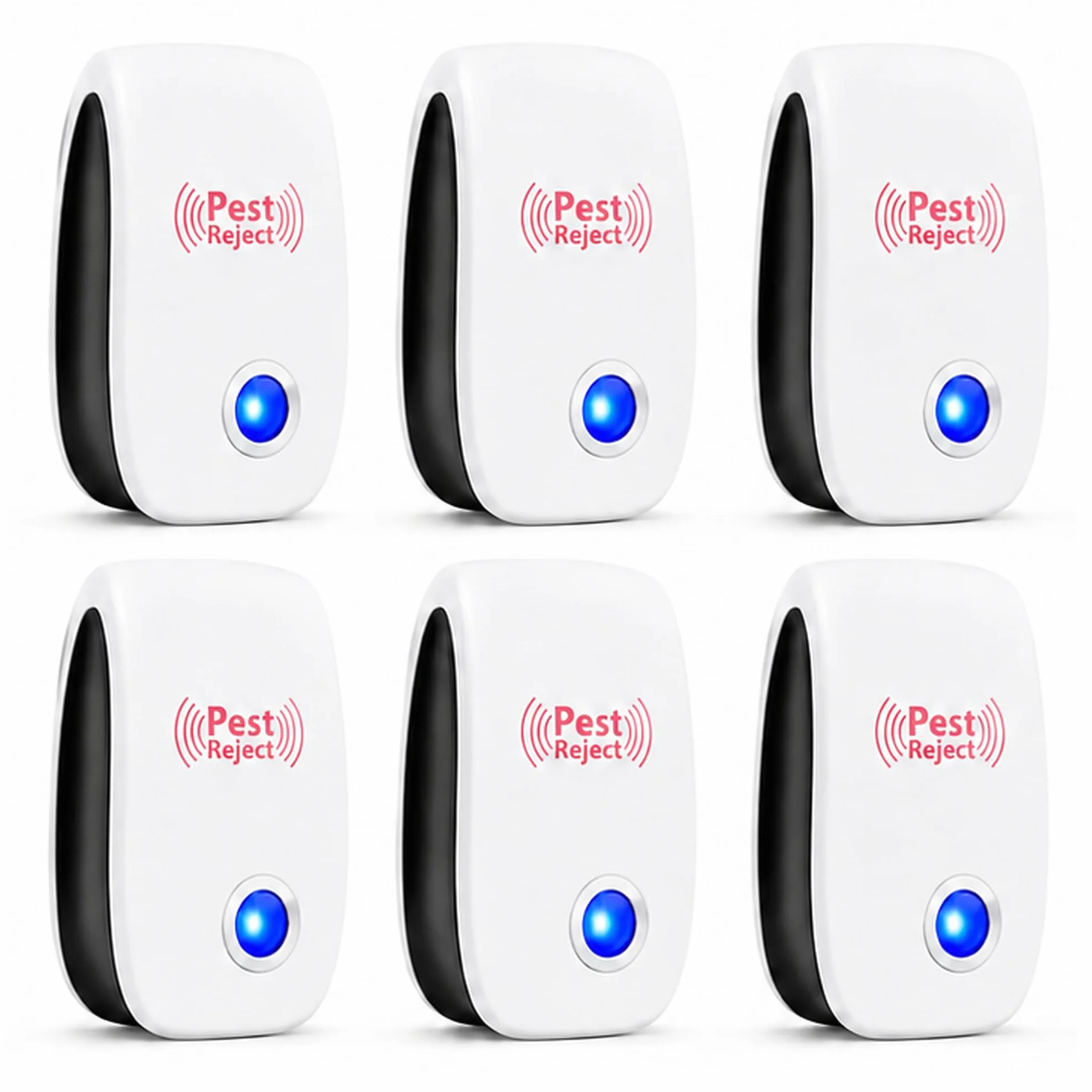6 Pièces Répulsif Ultrason Anti Rongeurs Insectes pour Intérieur | Prise Répulsif Électronique Insectes Anti Insectes Efficace Contre Fourmis Mouches Rats Fourmis Araignées Moustiques Sûr