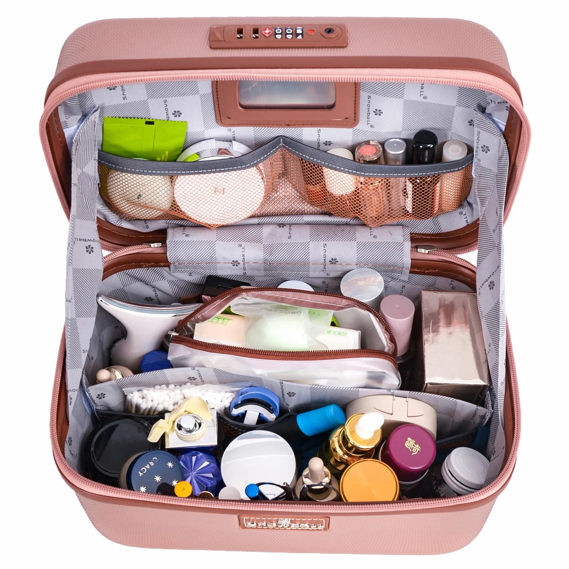 Snowball Grand Vanity Case Rigide à Code TSA