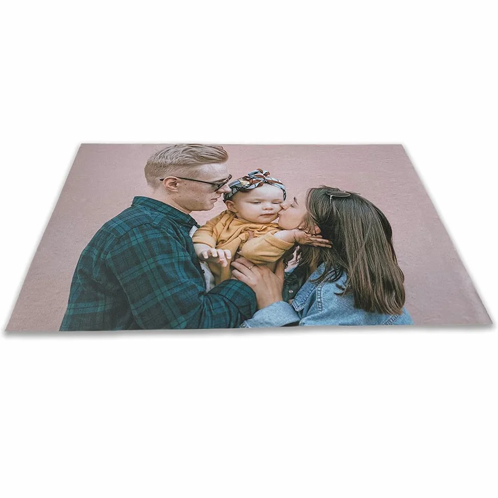 LOOXIS Photo comestible personnalisée en forme de rectangle, à personnaliser - pour un anniversaire d'enfant, un baptême, un mariage - Découpe pour gâteau, rectangulaire, 20 x 28 cm