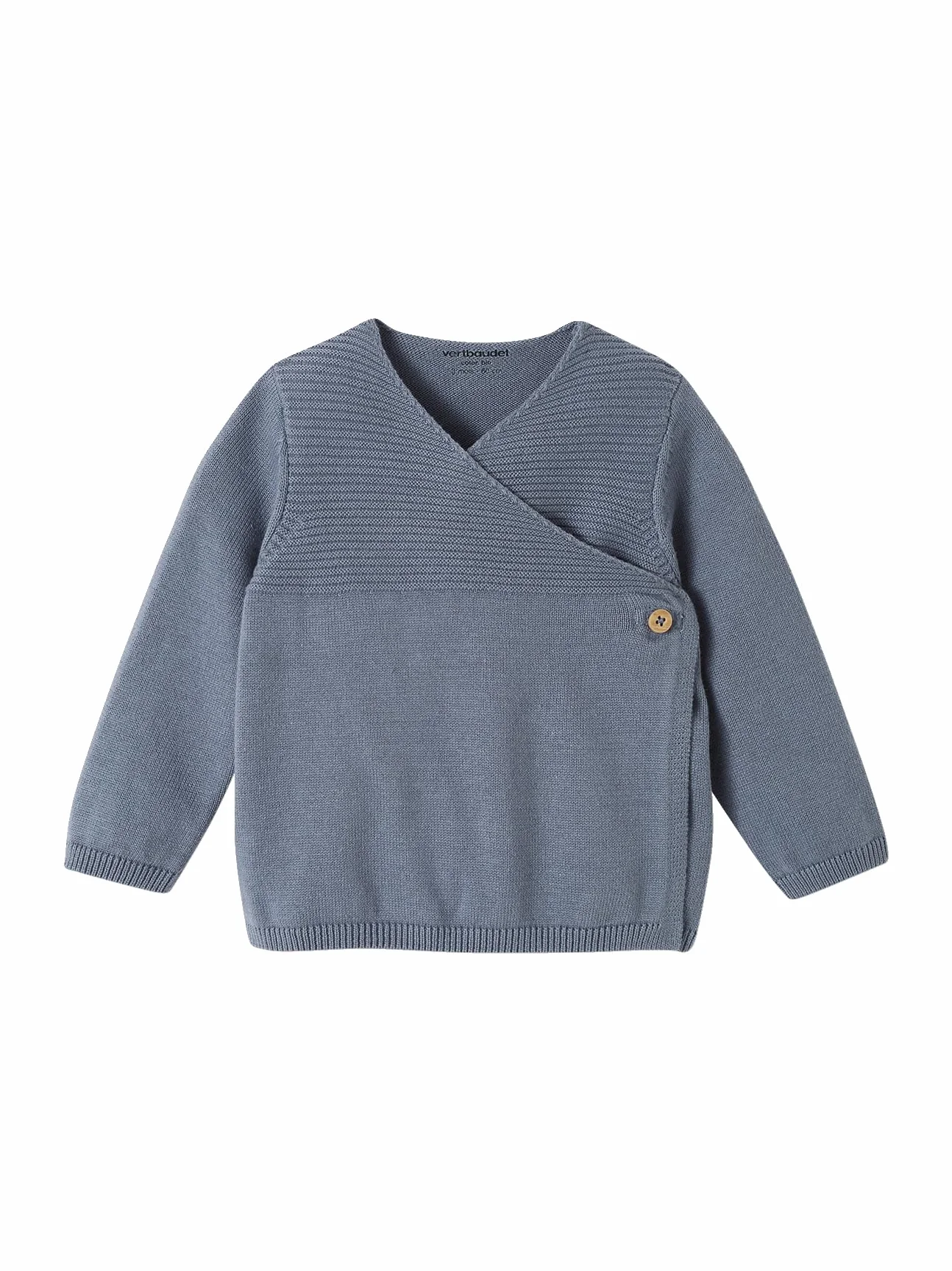 VERTBAUDET Brassière bébé Naissance en Tricot de Coton Bio