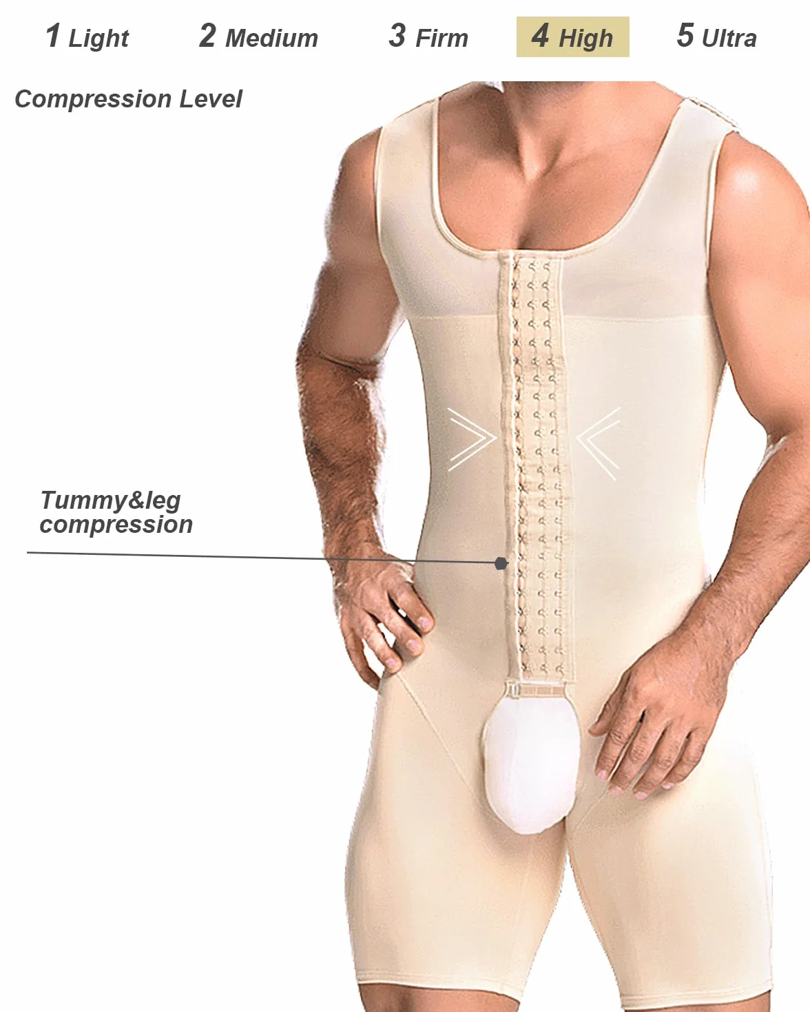 Débardeur Gainant Homme Compression Shapewear Maillot de Corps Gaine Ventre Plat Minceur sans Couture