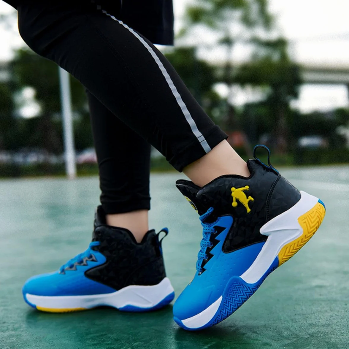 Chaussures de Basket-Ball pour Garçons et Filles - Chaussures de Sport et de Course à Pied