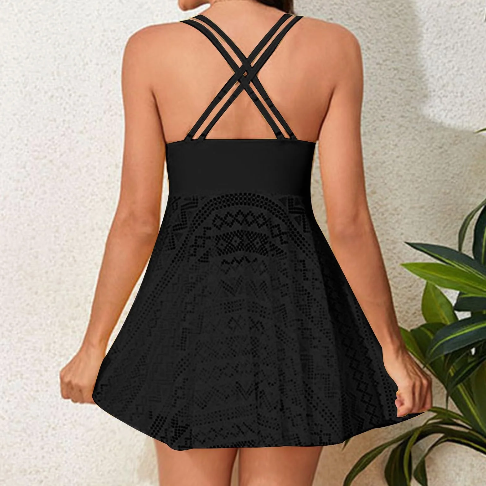 Maillot de Bain Femme Deux Pièces Maternité Tankini Grossesse Grande Taille Triangle Bikini