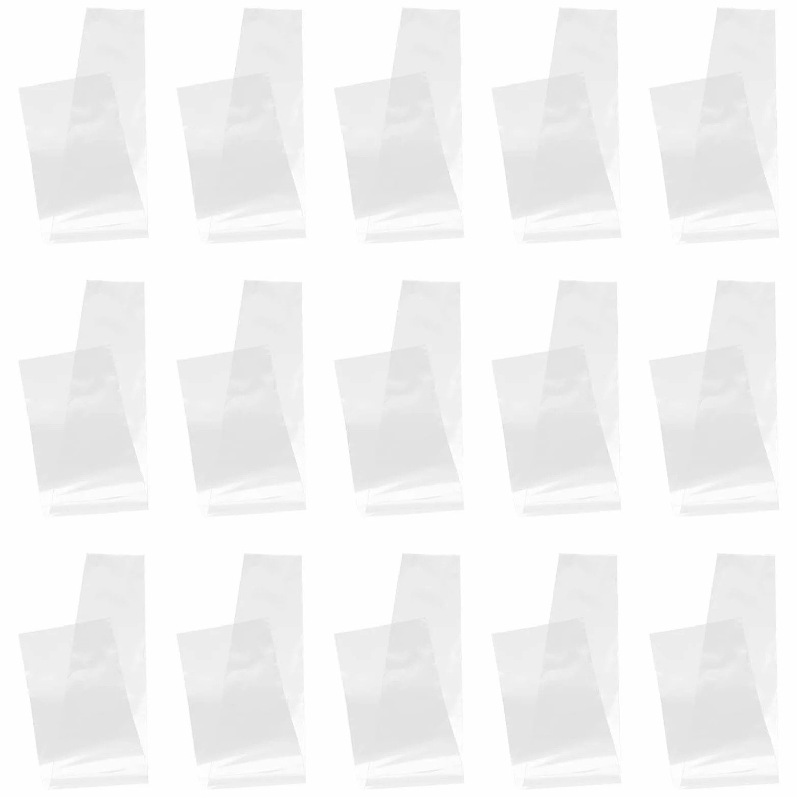 Mobestech Pochettes Transparentes 77x10cm Lot de 50 pour Cravates en Plastique
