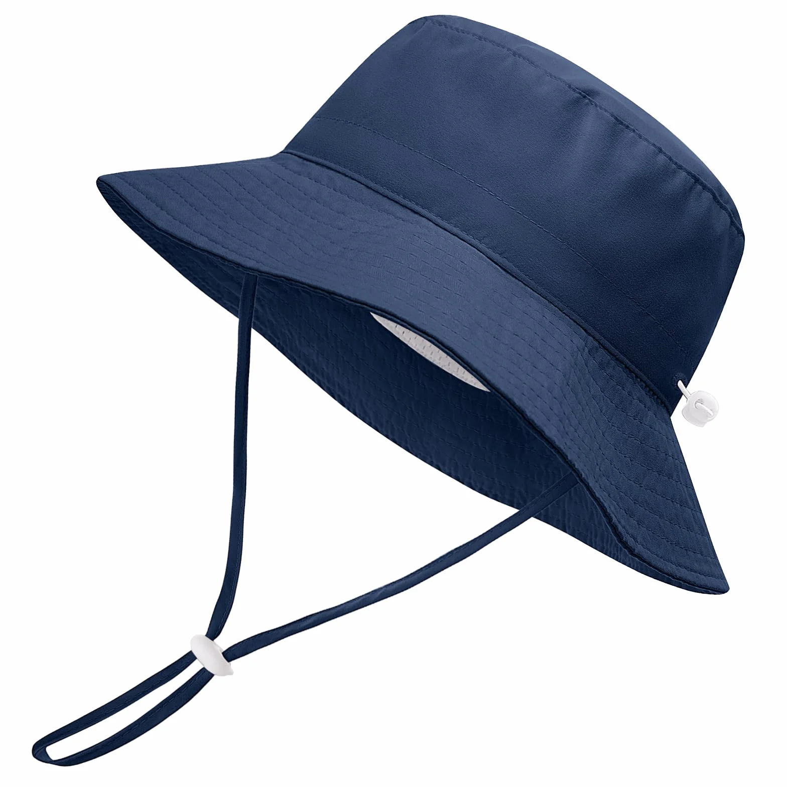 Xnova Bébé Enfant Chapeau de Soleil UPF 50+ Anti-UV Bucket Hat Large Bord Réglable