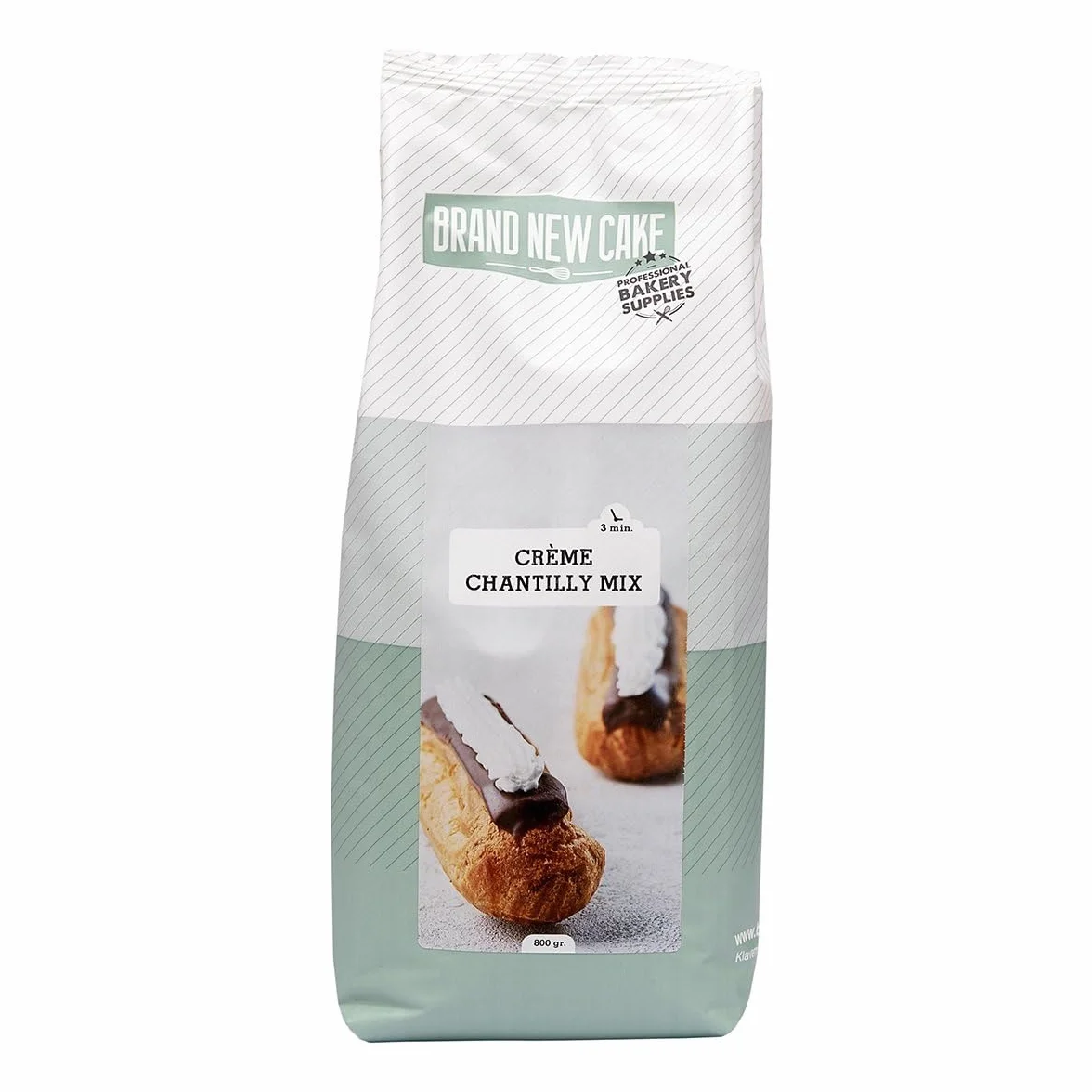 BrandNewCake® Mélange Crème Chantilly 800g - Alternative à la Crème au Beurre - Garniture et Décoration de Gâteaux