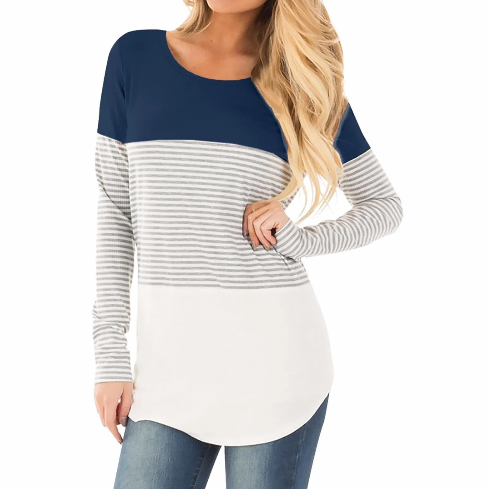 Haut d'allaitement Sweats à capuche de maternité Blouse Pulli Femmes
