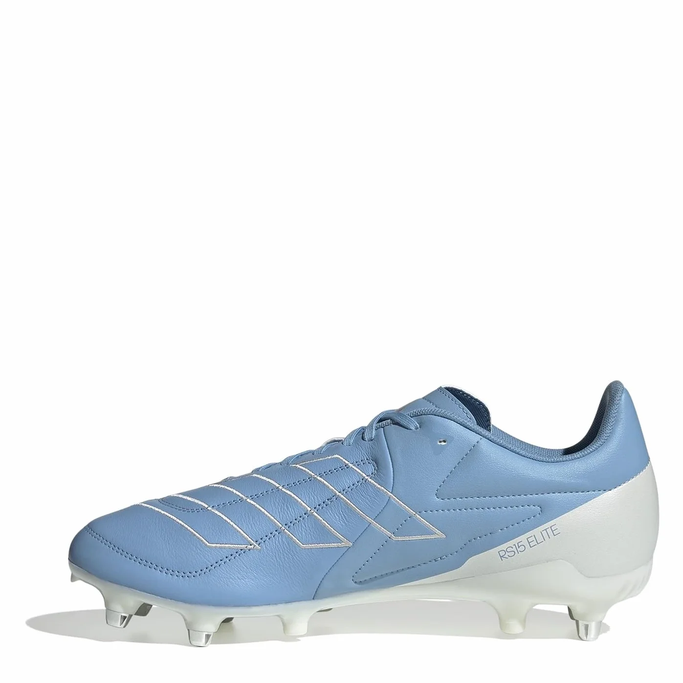 Adidas RS15 Elite Soft Ground Bottes de rugby Cuir Blanc