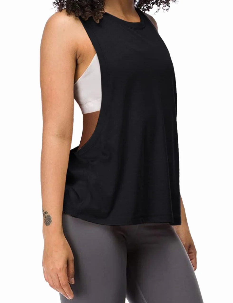 Femmes Débardeurs Sportif Sans manches Yoga Gym Workout
