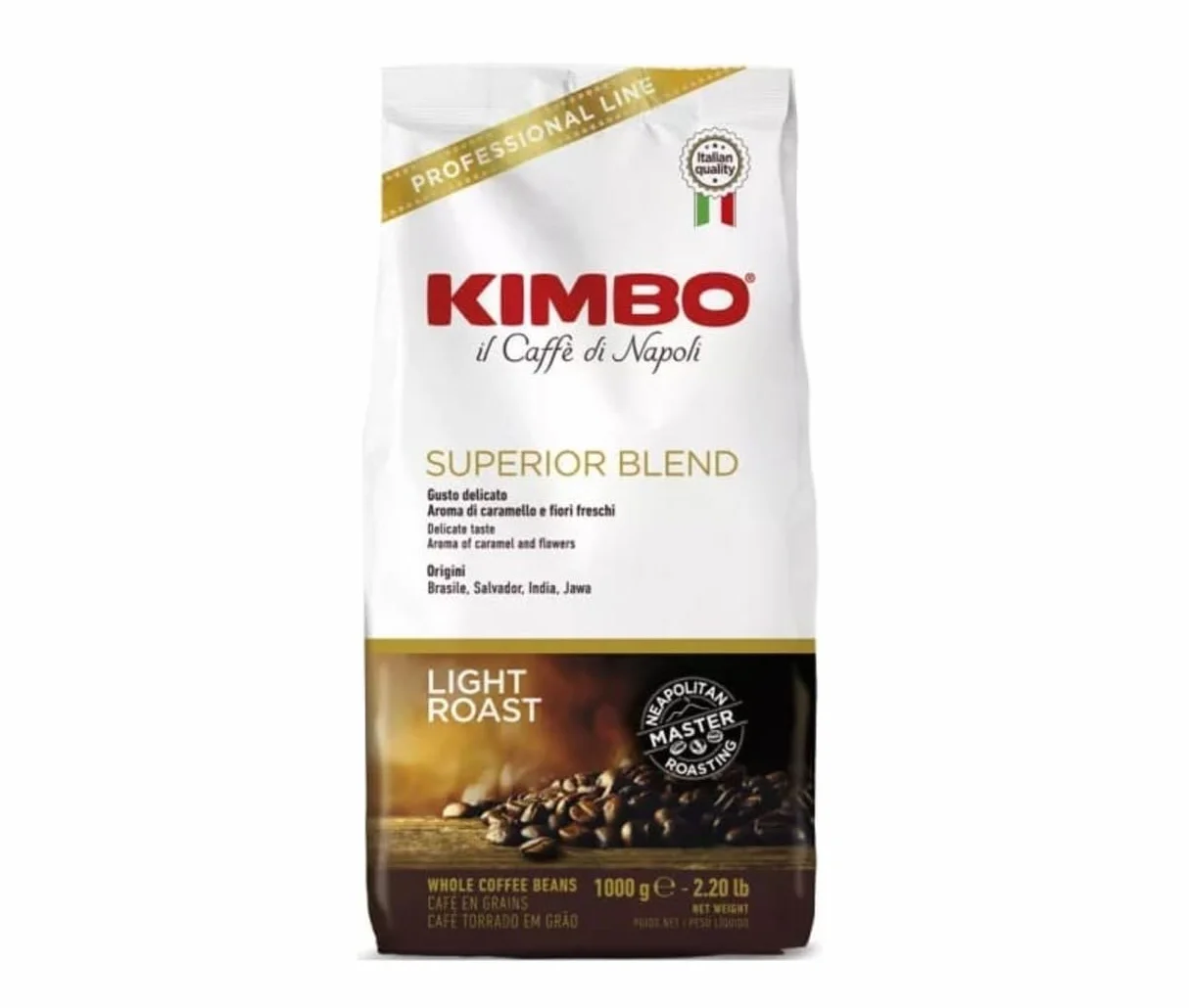 Kimbo supérieure de grains de café Mélange 1 kg