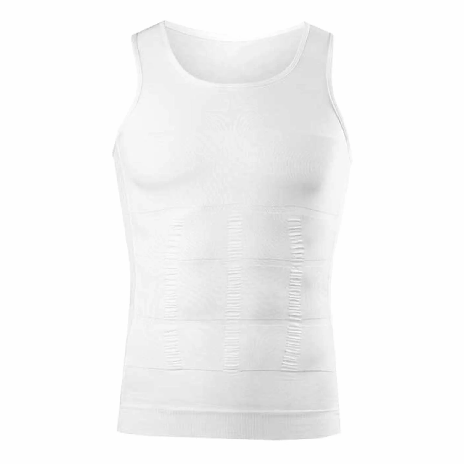 Lot de 3 Gilet Modelant Ionique Homme, Débardeur de Compression Soie Glacée