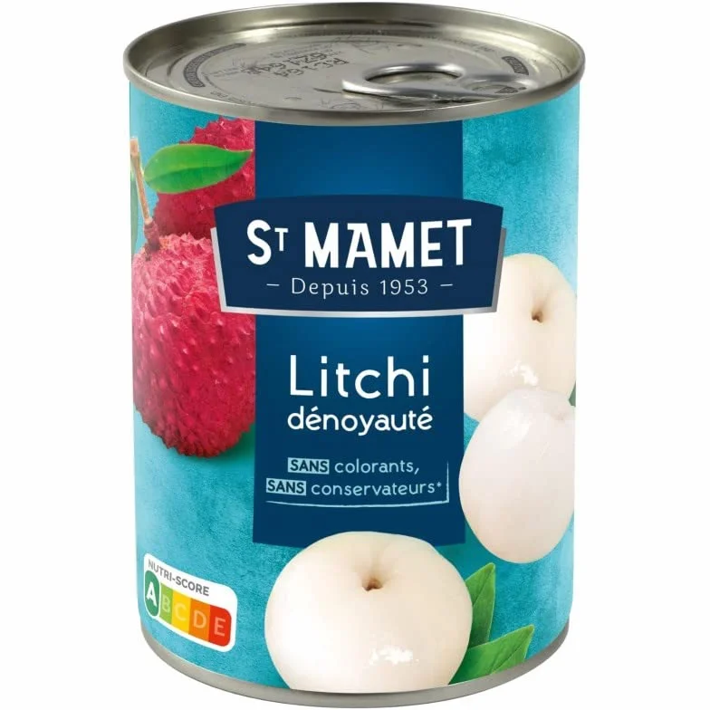 LITCHI DENOYAUTE 3/4 SAINT MAMET - 565G, ST MAMET, LOT DE 3