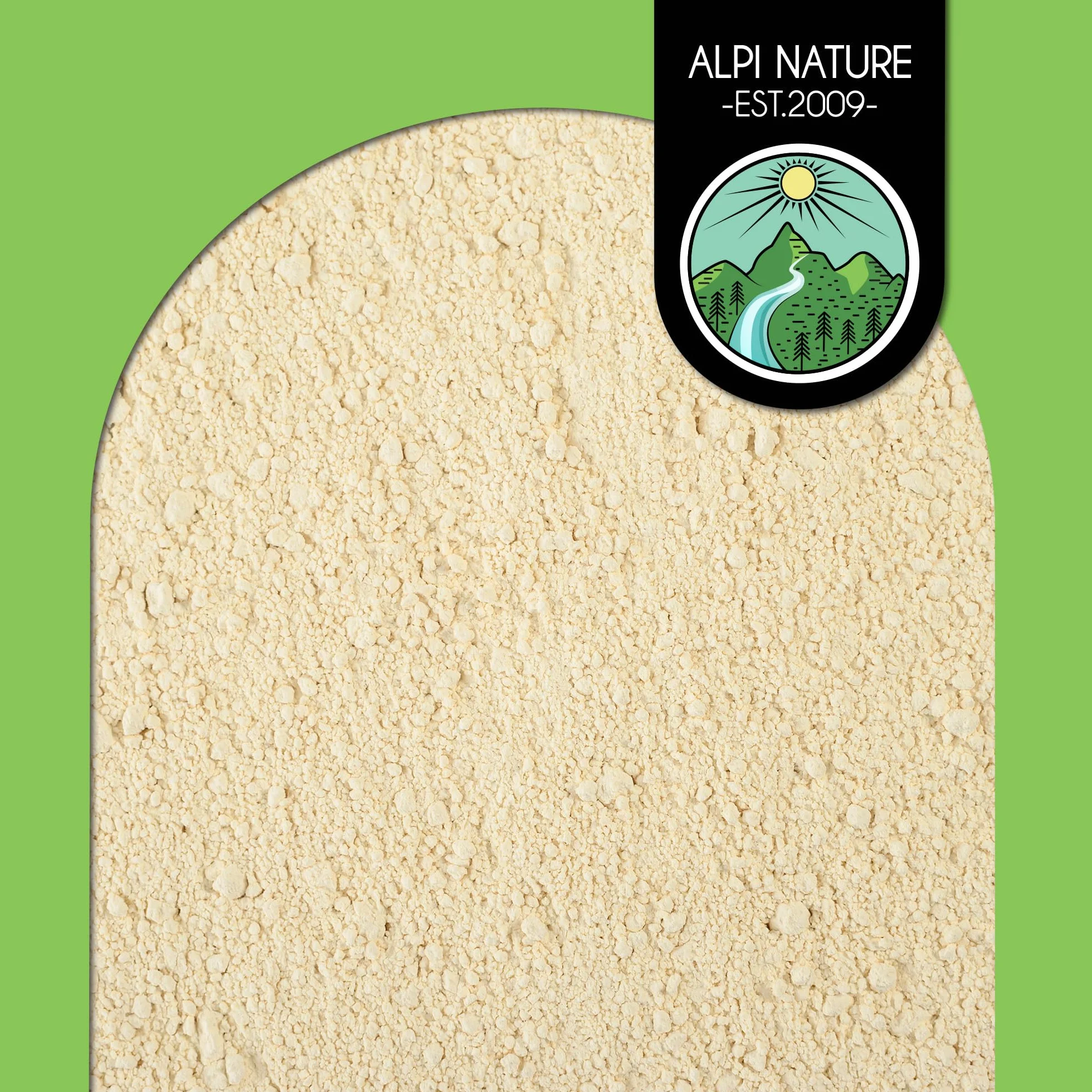 Alpi Nature Ail en Poudre BIO 1kg, Ail Déshydraté Moulu, Poudre d'Ail pour la Cuisine