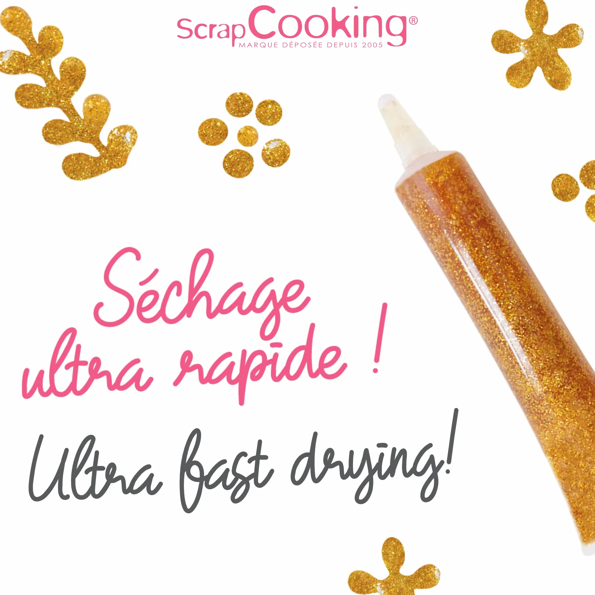 ScrapCooking - Stylo Icing Doré - Stylo de Glaçage Alimentaire Pâtisserie 26 g - Crayon Décoratif Comestible - Écrire & Dessiner sur Desserts, Gâteaux & Biscuits - Anniversaire Noël - Or Gold - 7066