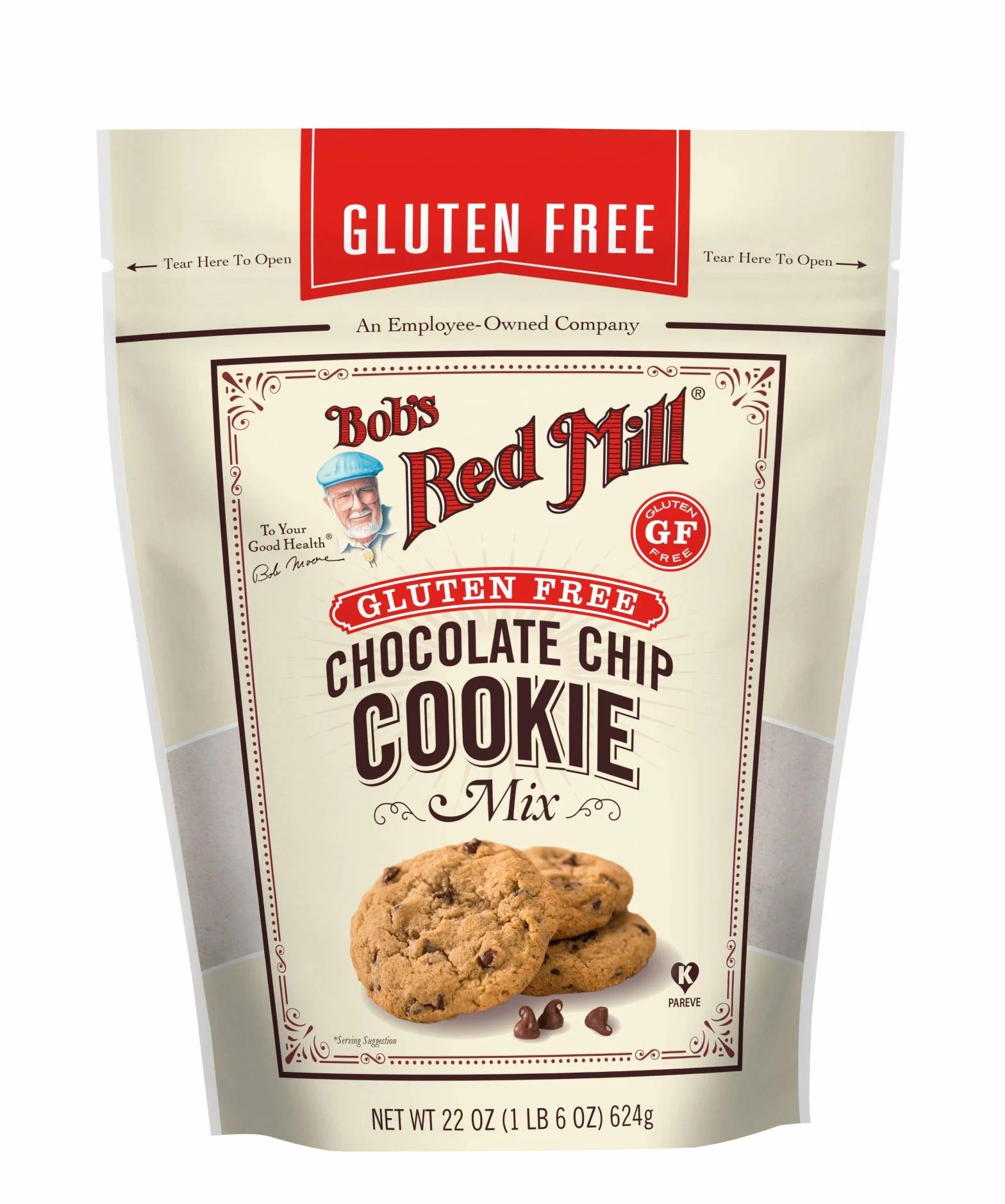 Bob's Chocolate Chip Cookie Mix Gluten Free ( 4x22 Oz)