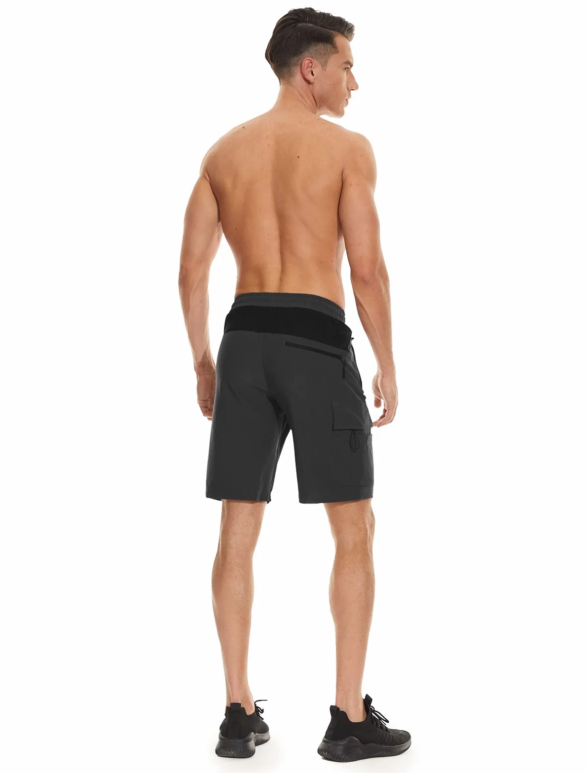 Wespornow Bermuda Homme 5 Poches Sport Séchage Rapide Pantalon Court Extérieur Stretch Randonnée Trekking