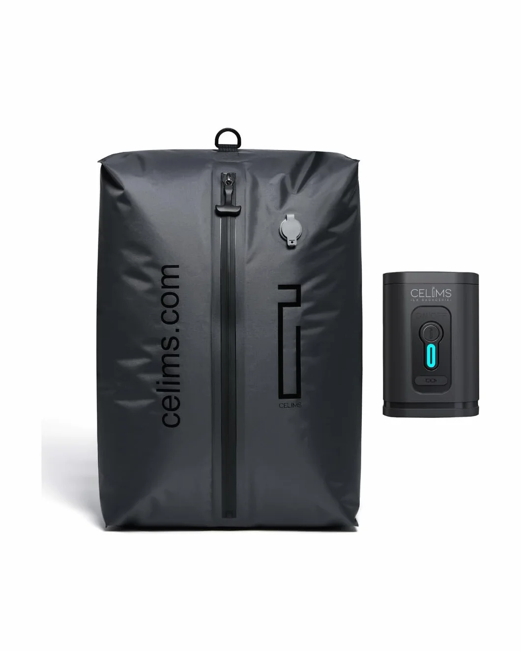 Sac de Compression sous vide 48x33x15cm Pompe 25L Étanche Réutilisable Noir