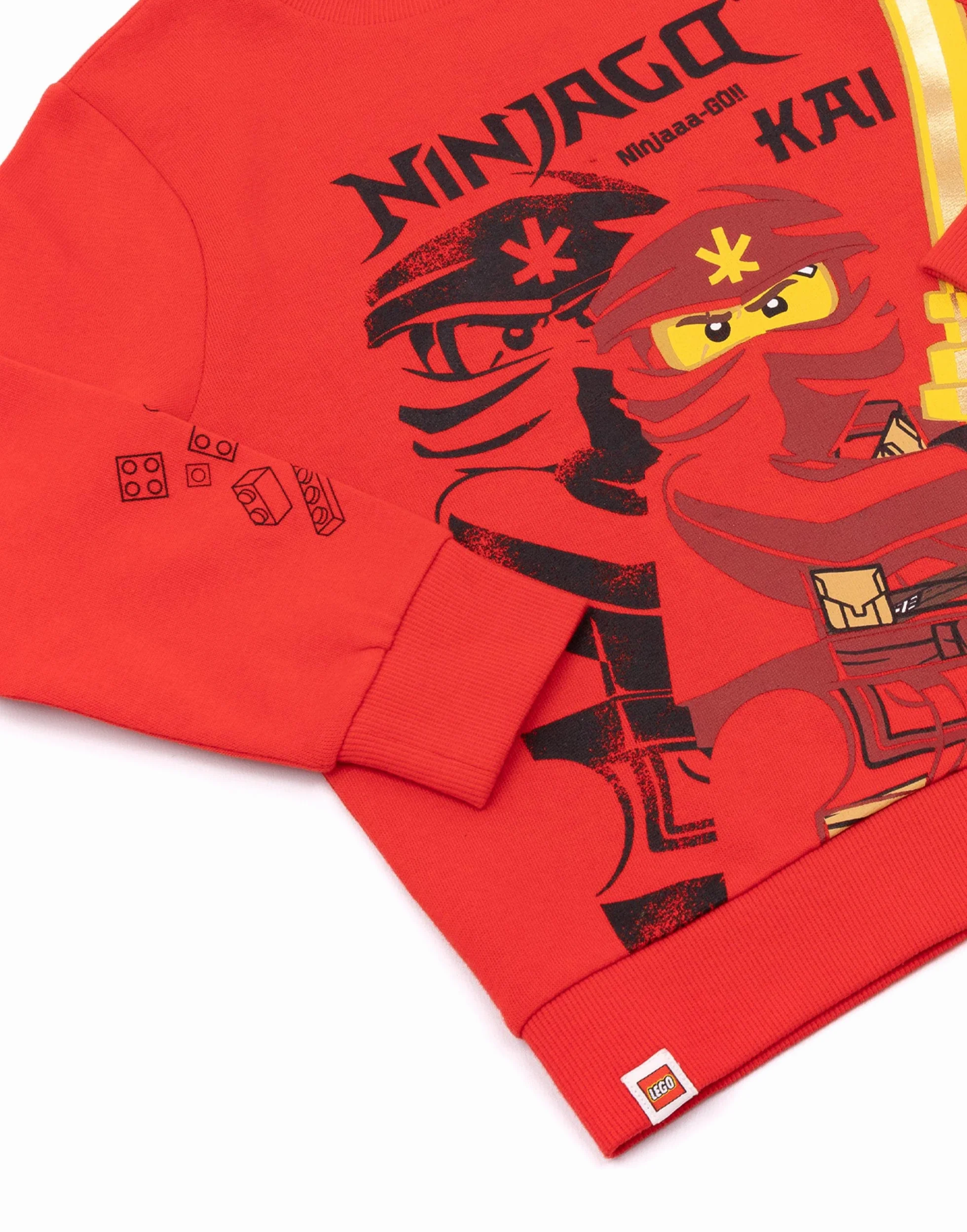 LEGO Ninjago Sweater Boys Kids Kai Warrior à Manches Longues