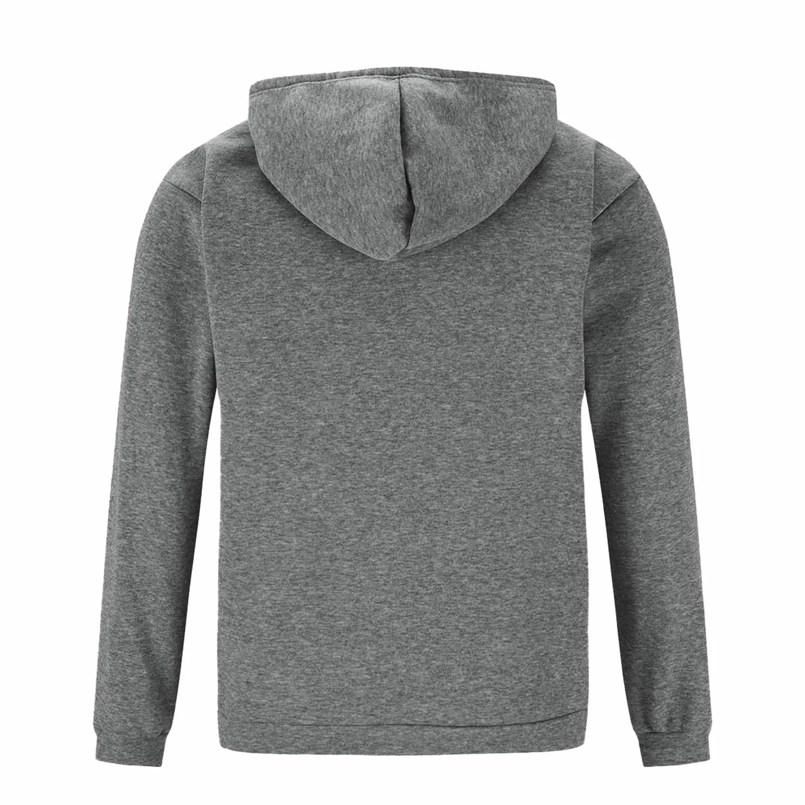 Sweat Homme à Capuche Couleur Unie Pull Manches Longues Poche Kangourou Cordon de Serrage Hoodies Pullover Sweatshirt Casual Hiver Automne