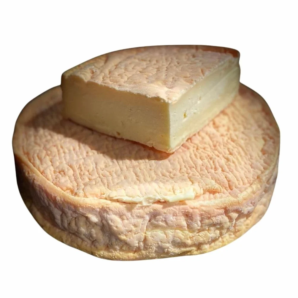 Munster fermier AOP Nature – Fromage d’Alsace au Lait cru de Vache – Pièce Entière (+/- 800g) – Texture Fondante & Arômes Typés – Affinage Traditionnel sur planche
