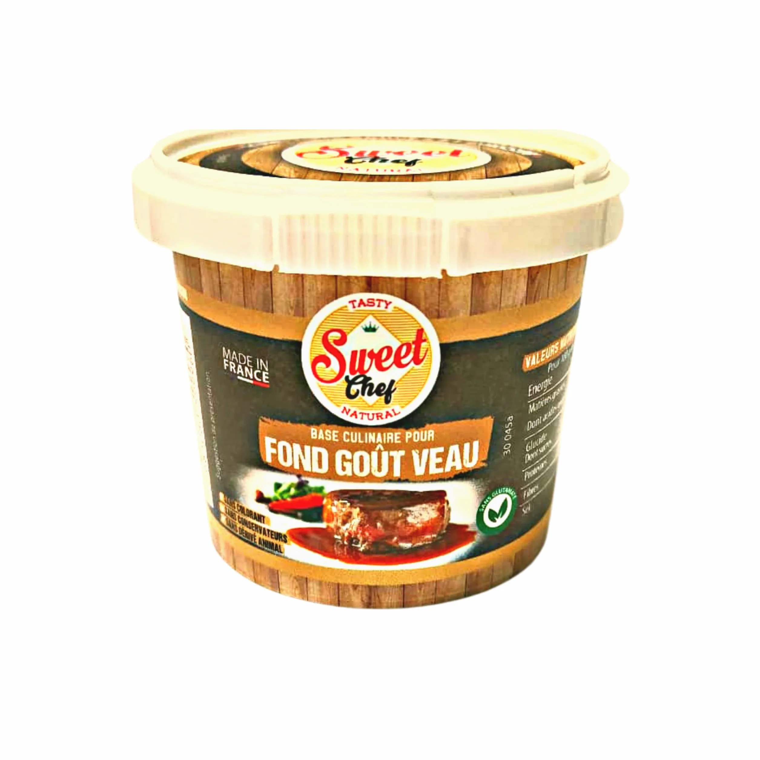 FOND VEAU HALAL POUR SAUCES ET CUISSON (FOND GOÛT VEAU)