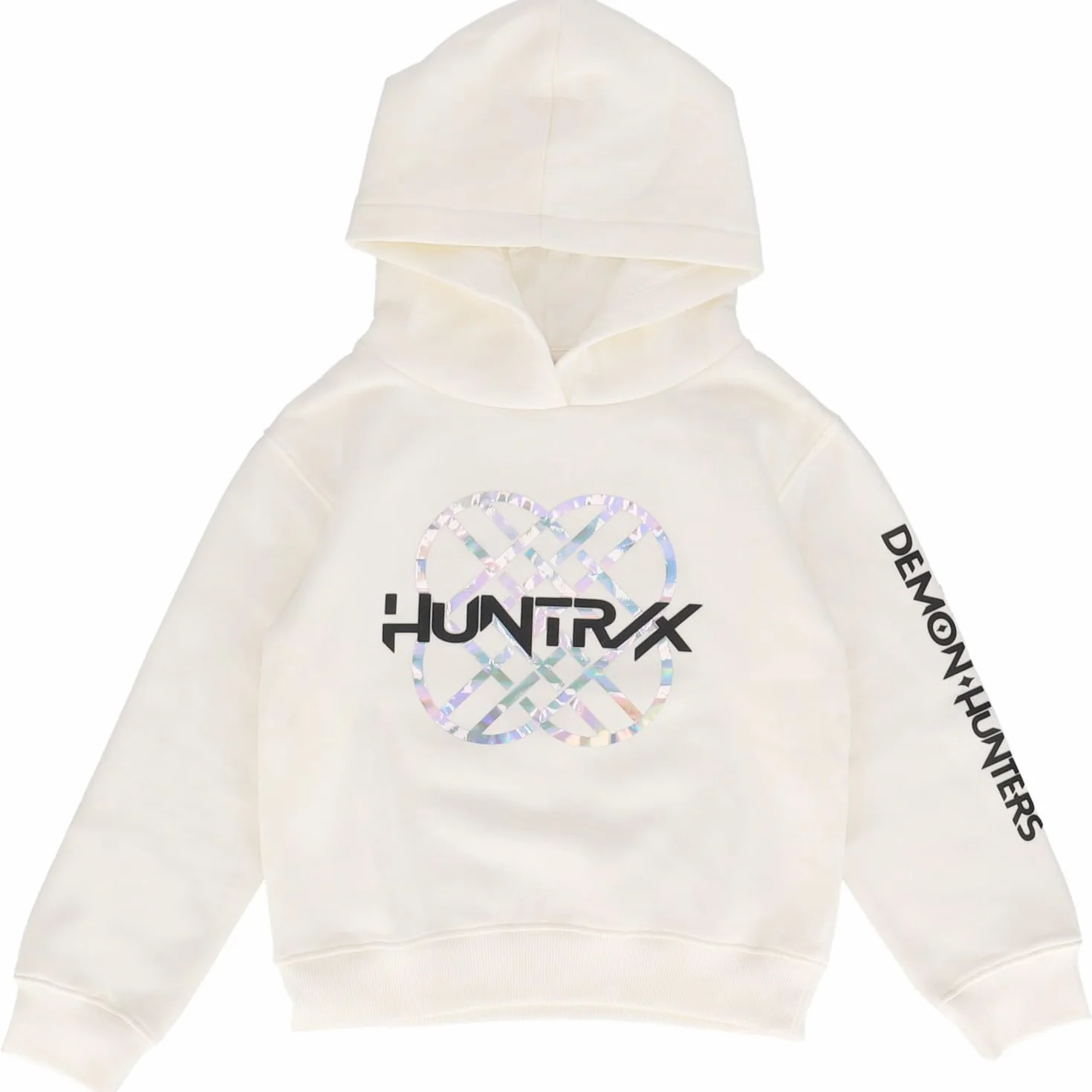 Sweat à Capuche Enfant K-Pop Demon Hunters SAHINLER Hoodie Huntrix Streetwear Coréen Blanc Polycoton Coton BCI 280 GSM