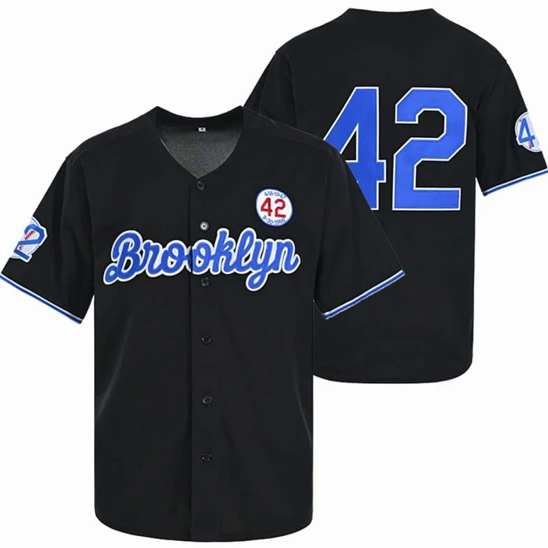 Madjus Maillot de baseball boutonné noir Legend 42 homme années 90 Hip Hop
