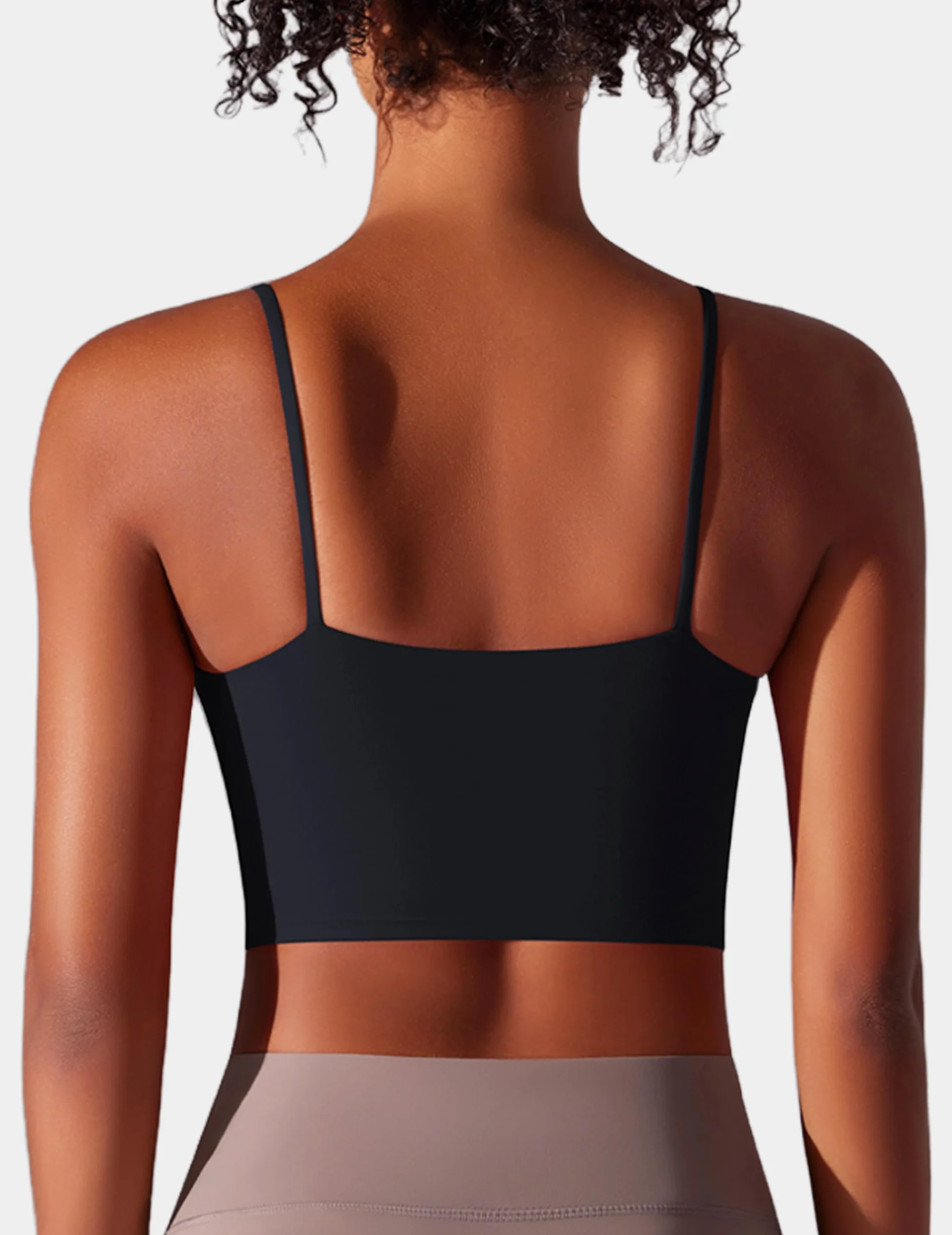 Soutien Gorge de Sport Femme Respirant avec Coussinets Fixes Fitness Yoga