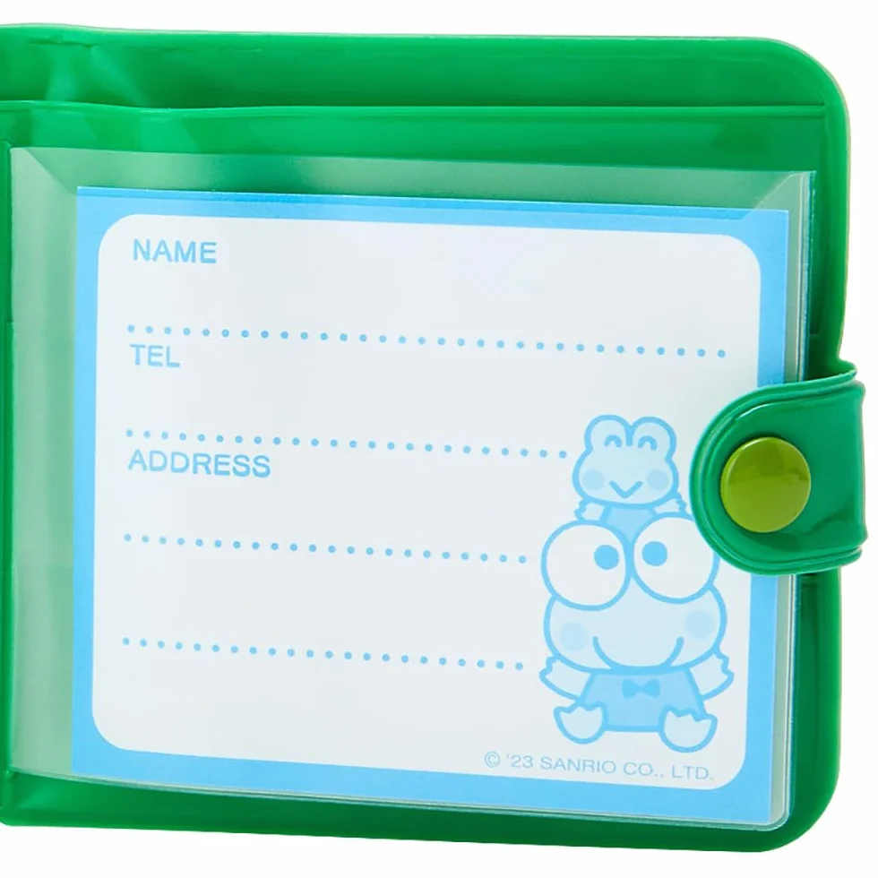 Sanrio Portefeuille en vinyle Vert Kerokoroppi
