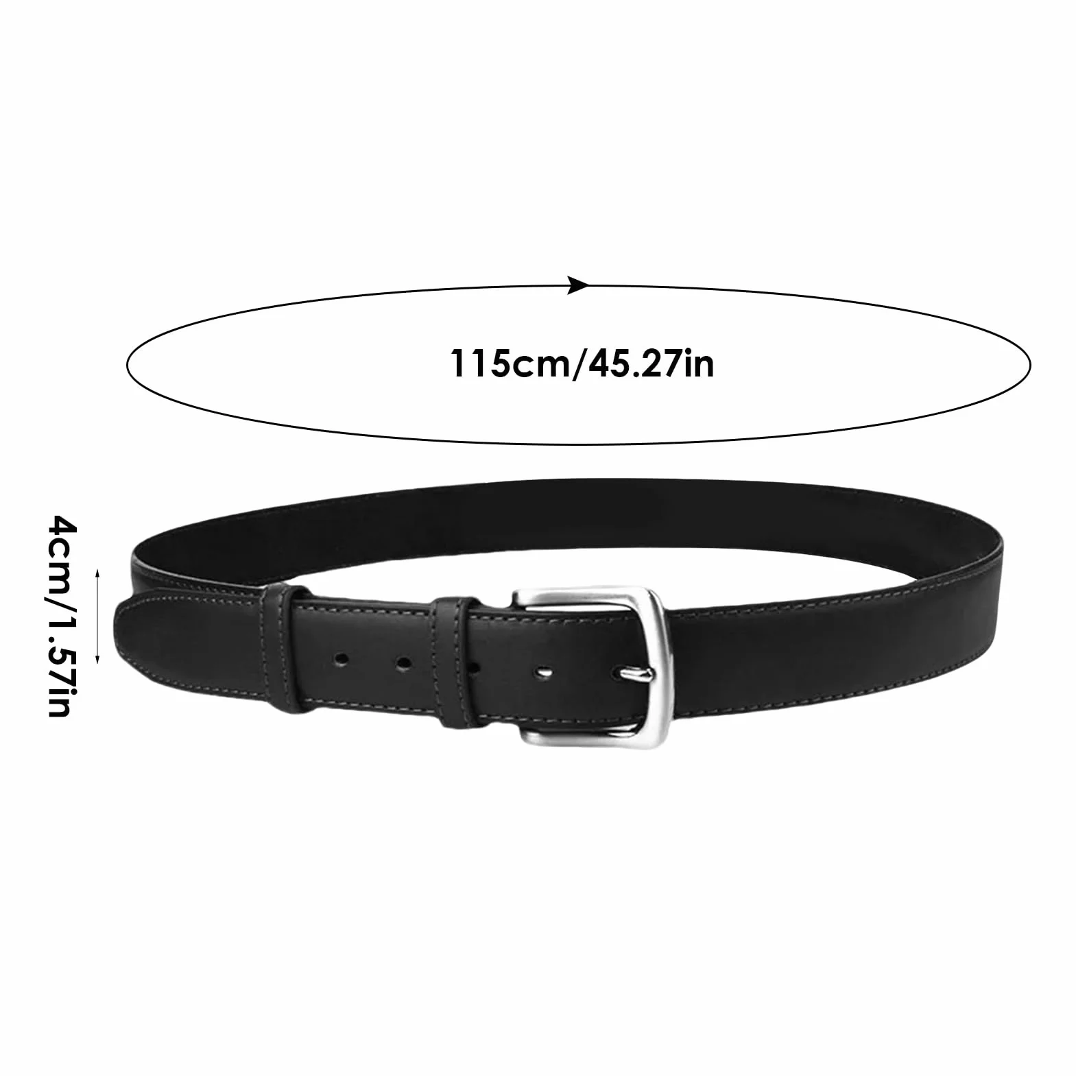 Ceinture porte-argent antivol PU de voyage avec poche intérieure cachée et fermeture éclair
