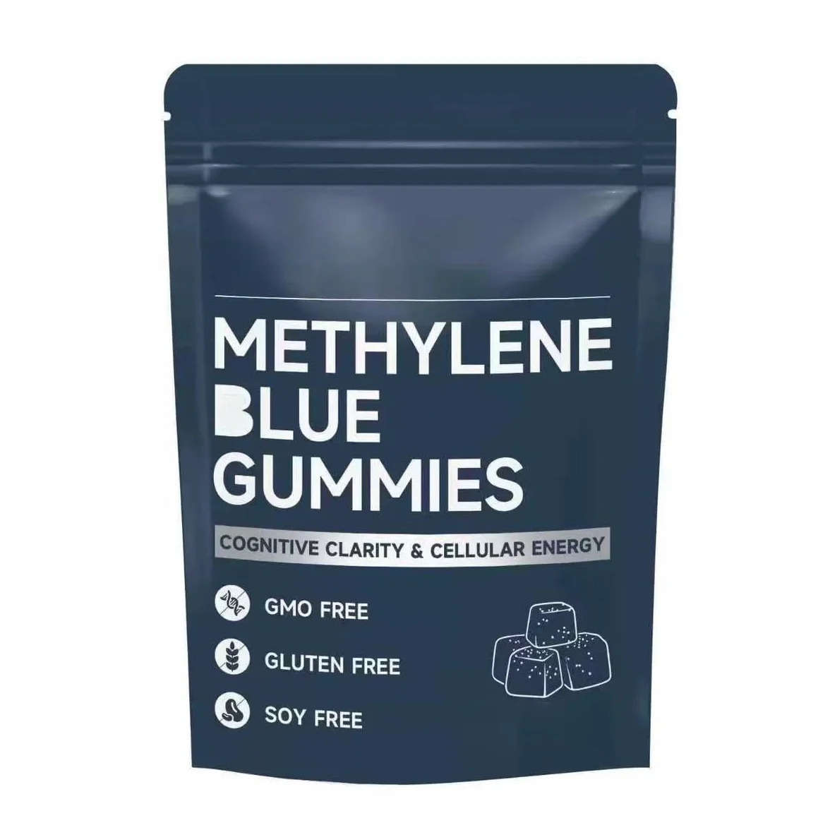 Gummies au bleu de méthylène, fournissant une énergie soutenue - Sans OGM - Végétalien