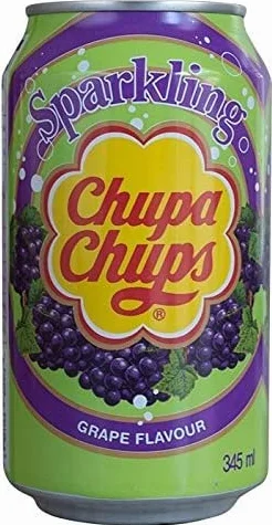 Chupa Chups Sparkling Grape Soda jetable (24 boîtes de 0,345 l)