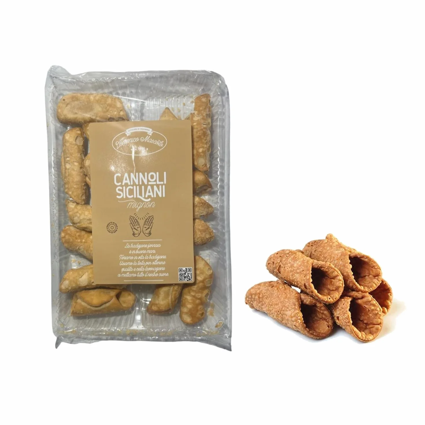 Gaufres au cannoli sicilien mignon - Offre 54 Mignons Cannoli
