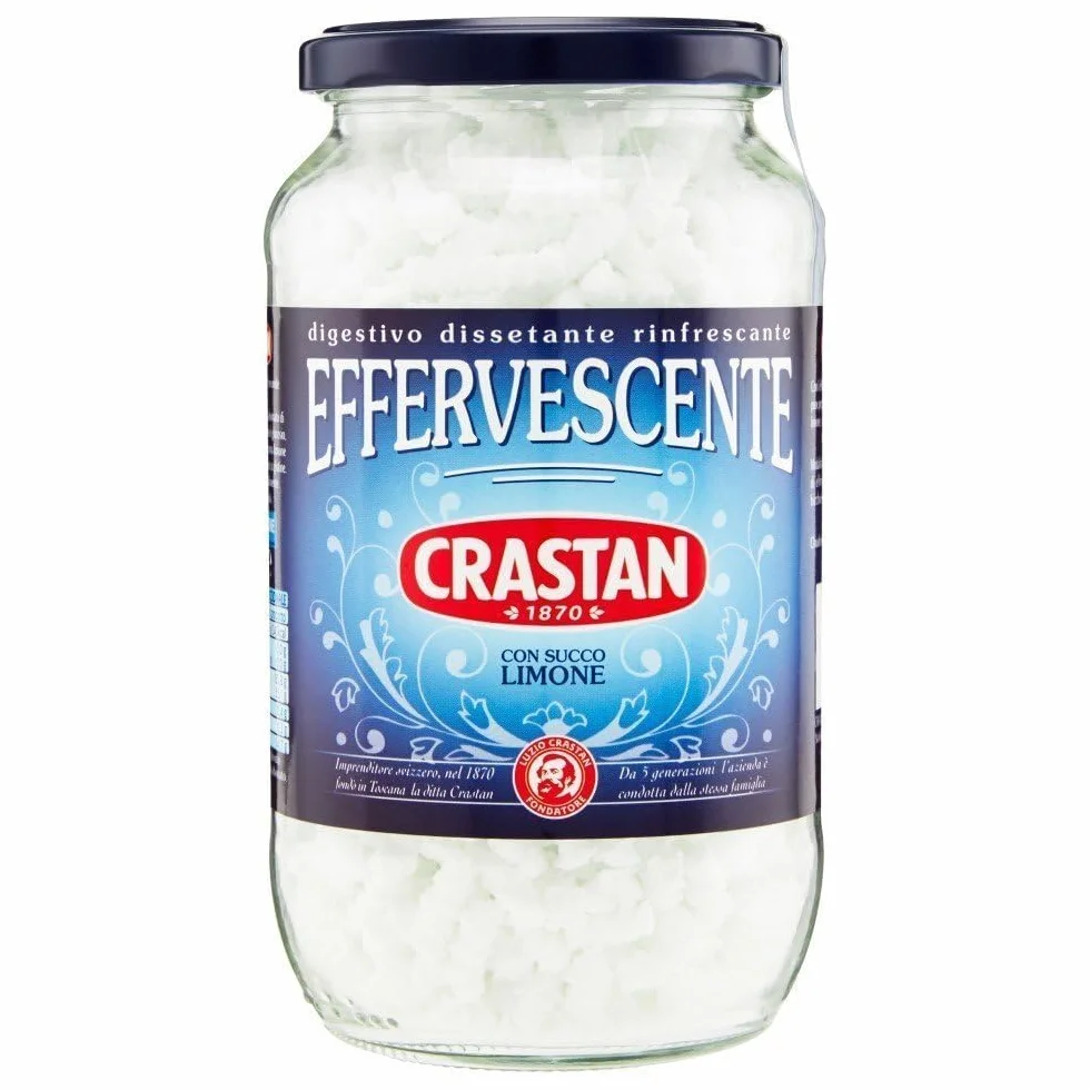 Italian Gourmet - Crastan - Effervescente Citron Digestive Rafraîchissante 6x250 g Poudre Effervescente au Jus de Citron Après Repas Sans Colorants Format Économique + Italian Gourmet Polpa